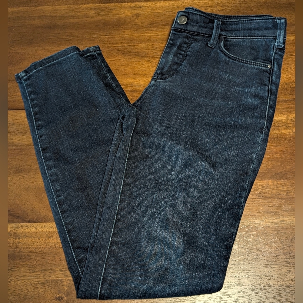 Pilcro Letterpress Dark Blue Serif Jeans